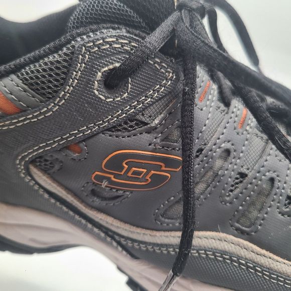 Skechers Mens After Burn Memory Fit 50125 Gray Casual Shoes Sneakers‎ US Size 11 main image 7